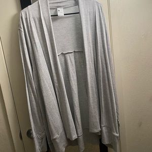 Grey active cardigan